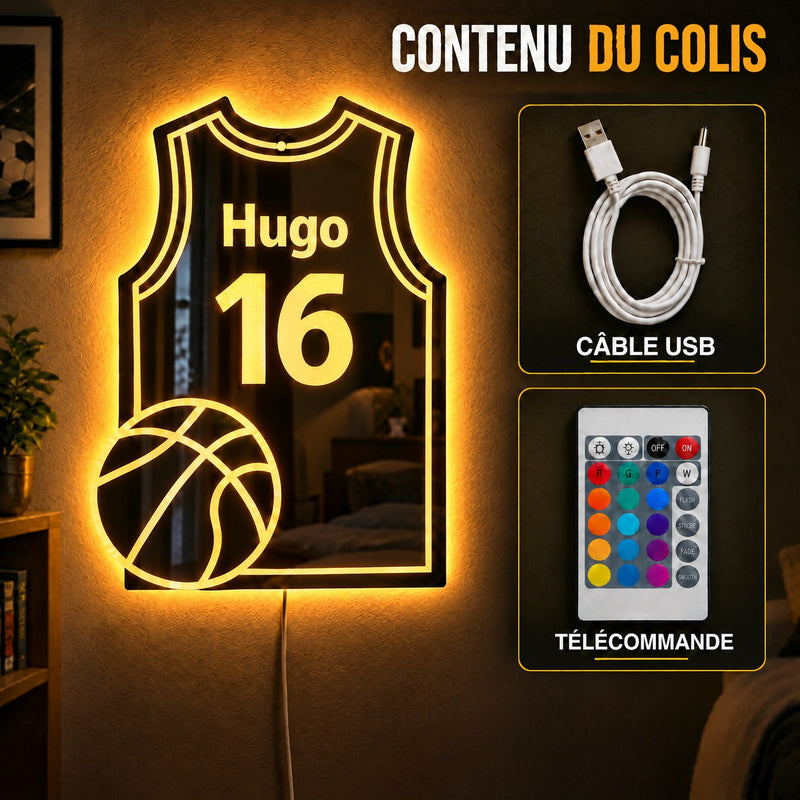 Contenu du colis : câble USB et télécommande